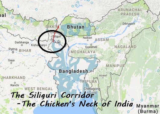 The Siliguri Corridor: The Chicken's Neck of India